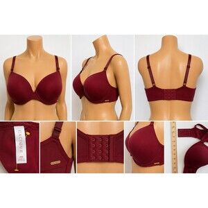 Cacique Bra Womens 42G Balconette Lightly Lined Full Coverage Underwired Pink